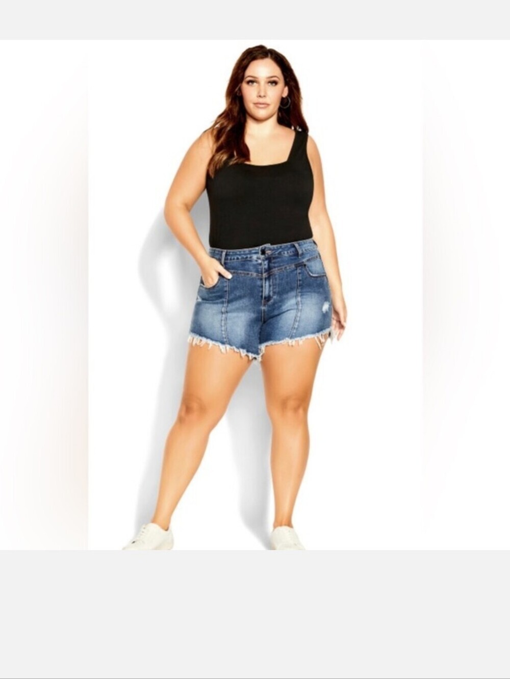 Like new City Chic 18 Harley Mid Rise Shorts